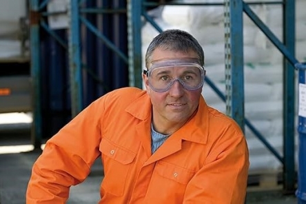 clear pvc direct vented safety goggles