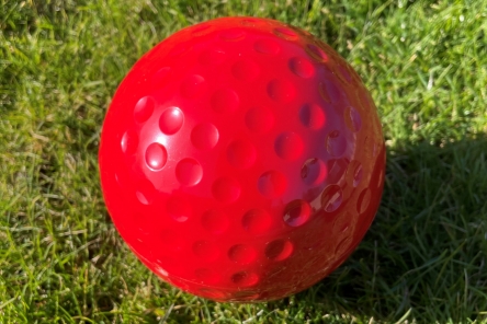 garden chipping association starter red golf ball style marker