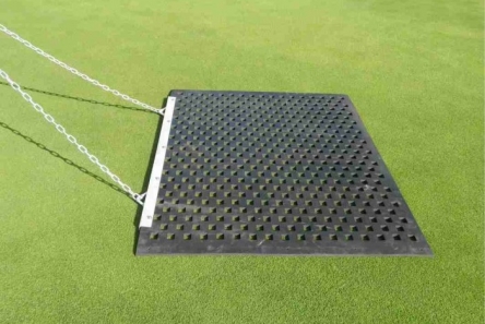 golf greens hand pull rubber drag mat
